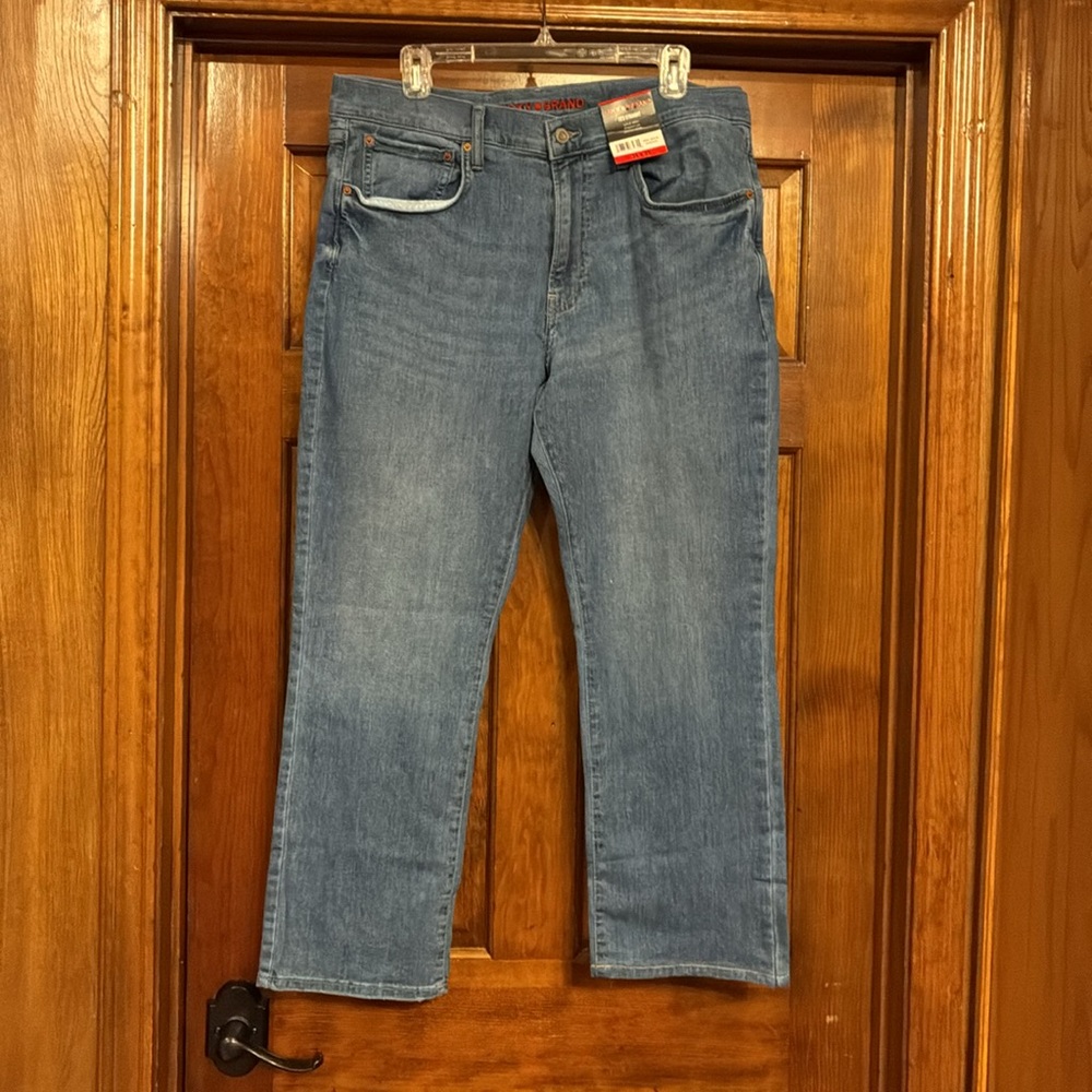 NWT Men's Lucky 34x29 Jeans - 223 Straight, Stretch, Light Blue (ABBA)